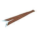 Fendi Wrappy Stripe Scarf Brown Blue Silk