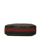Gucci Webbing Shoulder Bag Brown Leather — view 3