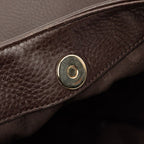 Gucci Webbing Shoulder Bag Brown Leather — view 4
