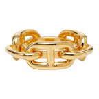 Hermes Chaine D'ancre Legato Scarf Ring Gold Plated — view 2