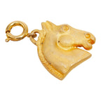 Hermes Cheval Hose Pendant Charm Gold Plated — view 4