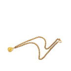Chanel CC Logo Long Chain Pendant Gold Plated Resin — view 3