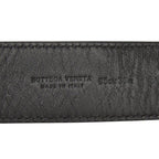 Bottega Veneta Intrecciato Belt 95 33 Black Leather — view 8