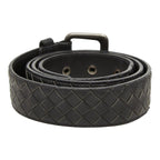 Bottega Veneta Intrecciato Belt 95 33 Black Leather — view 3
