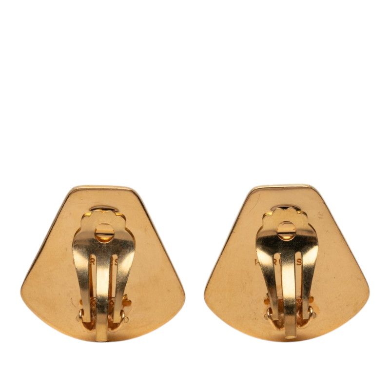 Hermes Enamel Cloisonne Fan Earring — view 2