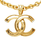 Chanel CC Logo Chain Pendant Gold Plated — view 2
