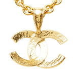 Chanel CC Logo Chain Pendant Gold Plated — view 3