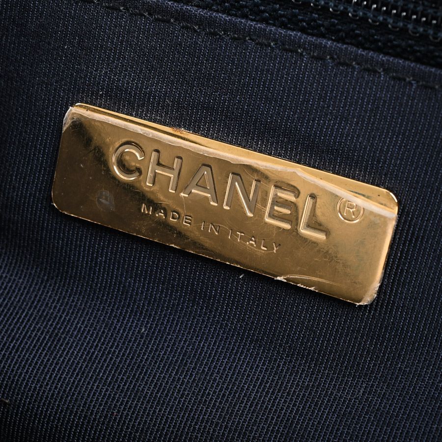 Chanel Bag Handbag Navy — view 6