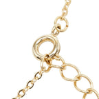 Dior Heart Motif Chain Pendant Gold Plated Rhinestone — view 5