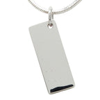 Dior Trotter Logo Plate Chain Pendant Silver Pink Metal — view 3