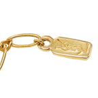 Saint Laurent Heart Square Chain Pendant Gold Plated — view 6