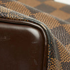 Louis Vuitton Damier Chelsea Tote Shoulder Bag Brown Leather — view 6