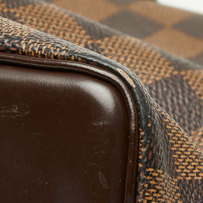Louis Vuitton Damier Chelsea Tote Shoulder Bag Brown Leather — view 6