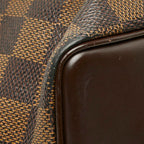 Louis Vuitton Damier Chelsea Tote Shoulder Bag Brown Leather — view 7