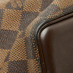 Louis Vuitton Damier Chelsea Tote Shoulder Bag Brown Leather — view 5