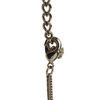 Chanel Camellia CC Logo Chain Necklace Gold Black Plated Faux Pearl Rhinestone — view 4
