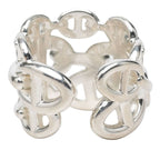 Hermes Chaine D'ancre GM Ring 55 Silver — view 3