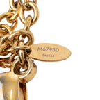 Louis Vuitton Monogram Flower Ivy Bag Charm Key Holder Gold Plated — view 5