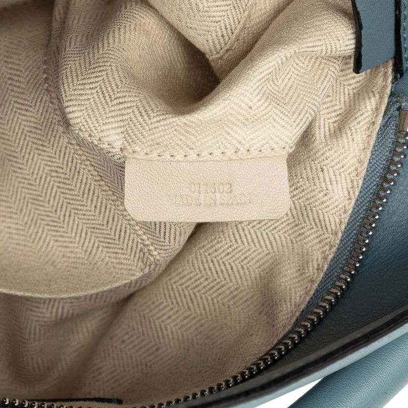 Loewe Anagram Puzzle 2-Way Shoulder Bag Blue Leather — view 6