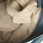 Loewe Anagram Puzzle 2-Way Shoulder Bag Blue Leather — view 6