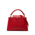 Louis Vuitton Capucines PM 2-Way Shoulder Bag Ruby Red Taurillon Leather