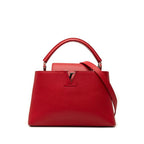 Louis Vuitton Capucines PM 2-Way Shoulder Bag Ruby Red Taurillon Leather
