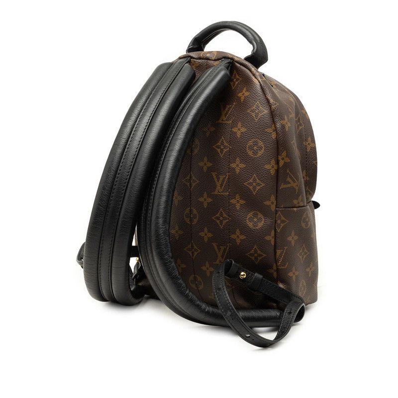 Louis Vuitton Monogram Reverse Palm Springs Backpack Brown Leather — view 2
