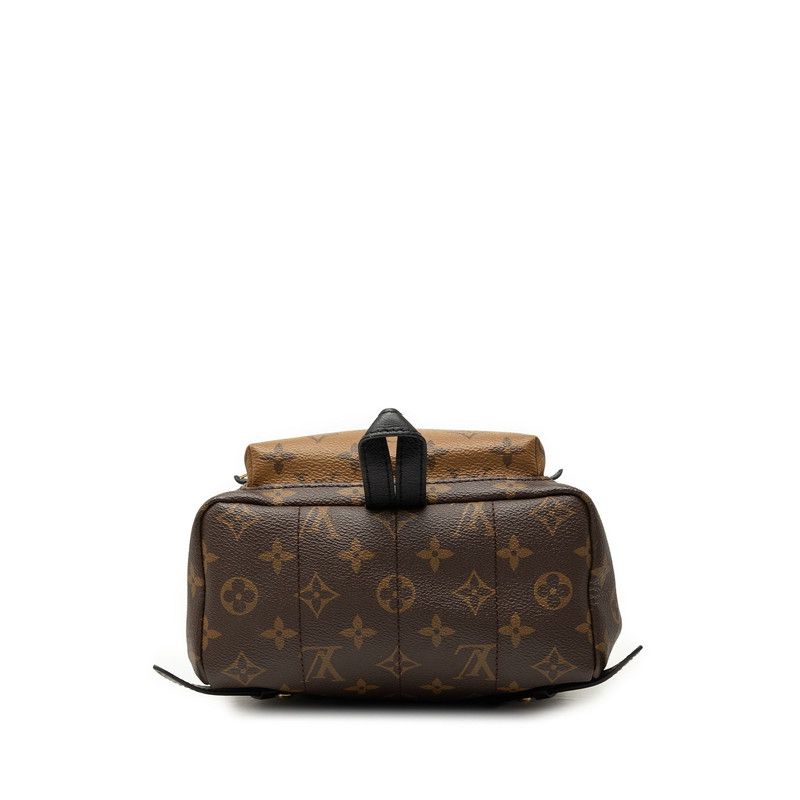 Louis Vuitton Monogram Reverse Palm Springs Backpack Brown Leather — view 3