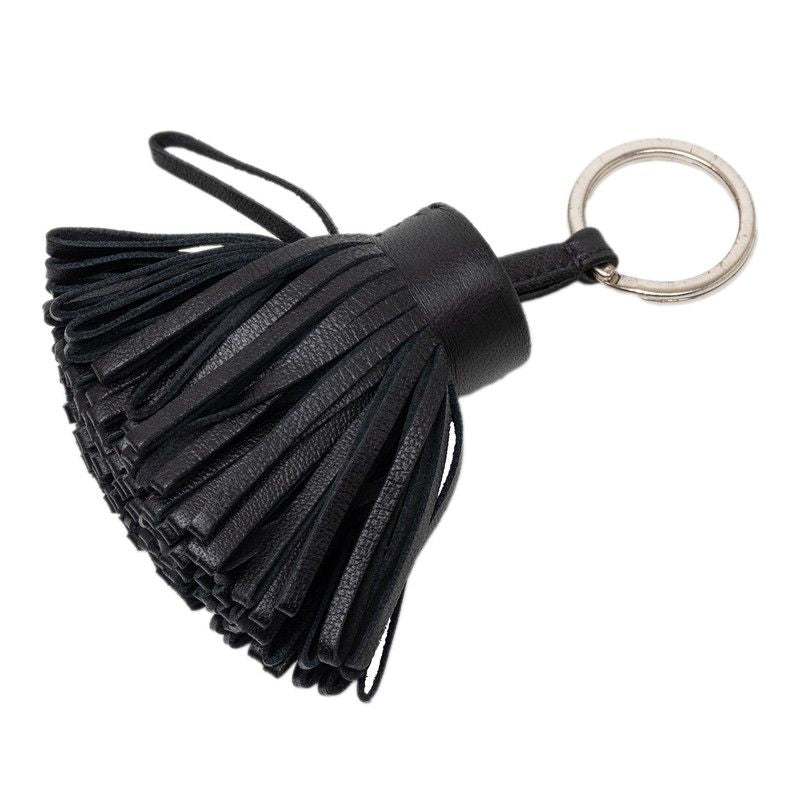 Hermes Carmen Bag Charm Key Holder Black Agnomiro — view 2