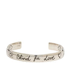 Gucci Blind for Love Bangle 17 Silver Bracelet