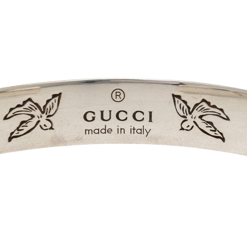 Gucci Blind for Love Bangle 17 Silver Bracelet — view 4