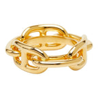 Hermes Chaine D'ancre Legato Scarf Ring Gold Plated — view 3