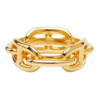 Hermes Chaine D'ancre Legato Scarf Ring Gold Plated — view 4