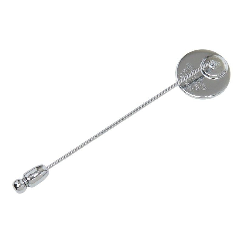 Hermes Series Pin Brooch Silver Metal — view 2