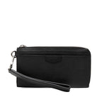 Louis Vuitton Epi Zippy Dragonne L-shaped Zipper Wallet Noir Black Leather