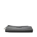 Louis Vuitton Epi Zippy Dragonne L-shaped Zipper Wallet Noir Black Leather — view 3