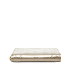 Louis Vuitton Monogram Vernis Zippy Coin Purse Chien Pergne Metallisee Gray — view 3