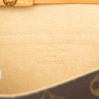 Louis Vuitton Monogram Pochette Twin GM Crossbody Shoulder Bag Brown Leather — view 5