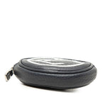 Louis Vuitton Cles Pochette Key Ring Key Holder Mini Pouch Coin Case Navy — view 5