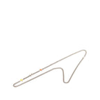 Louis Vuitton Monogram Low Chain Long Necklace Silver Metal — view 3