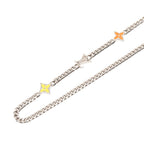 Louis Vuitton Monogram Low Chain Long Necklace Silver Metal — view 2