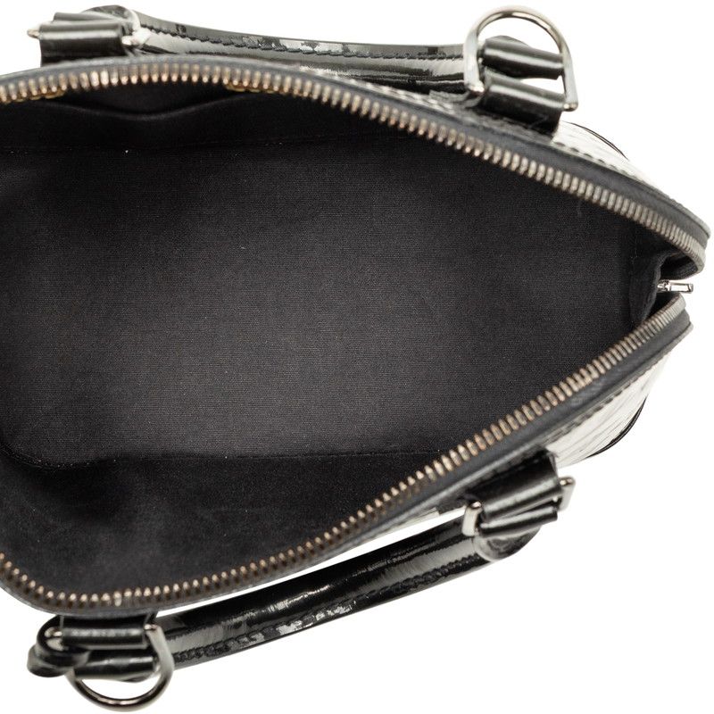 Louis Vuitton Monogram Vernis Alma BB 2-Way Shoulder Bag Noir Manietic Black — view 4