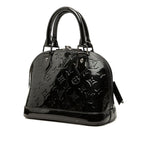 Louis Vuitton Monogram Vernis Alma BB 2-Way Shoulder Bag Noir Manietic Black — view 2