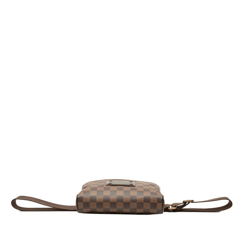 Louis Vuitton Damier Bumbag Brooklyn Belt Bag Brown Leather — view 3