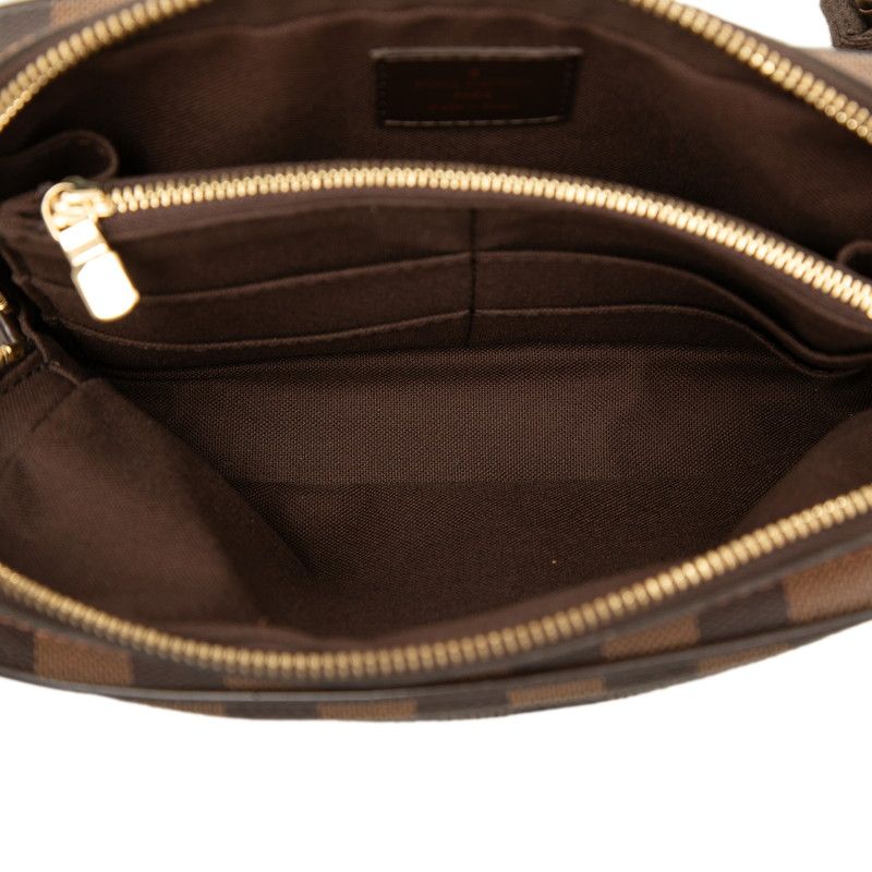 Louis Vuitton Damier Bumbag Brooklyn Belt Bag Brown Leather — view 4