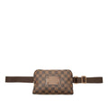 Louis Vuitton Damier Bumbag Brooklyn Belt Bag Brown Leather