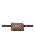Louis Vuitton Damier Bumbag Brooklyn Belt Bag Brown Leather
