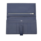 Hermes Bearn Souffle Bifold Wallet Blue Saphir Gold Veau Epsom — view 4