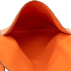 Hermes Amelie Crossbody Shoulder Bag Orange Togo — view 4