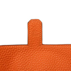 Hermes Amelie Crossbody Shoulder Bag Orange Togo — view 6